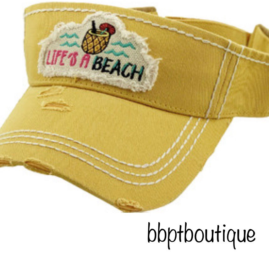 Thumbnail: Life’s A Beach Sun Visor 