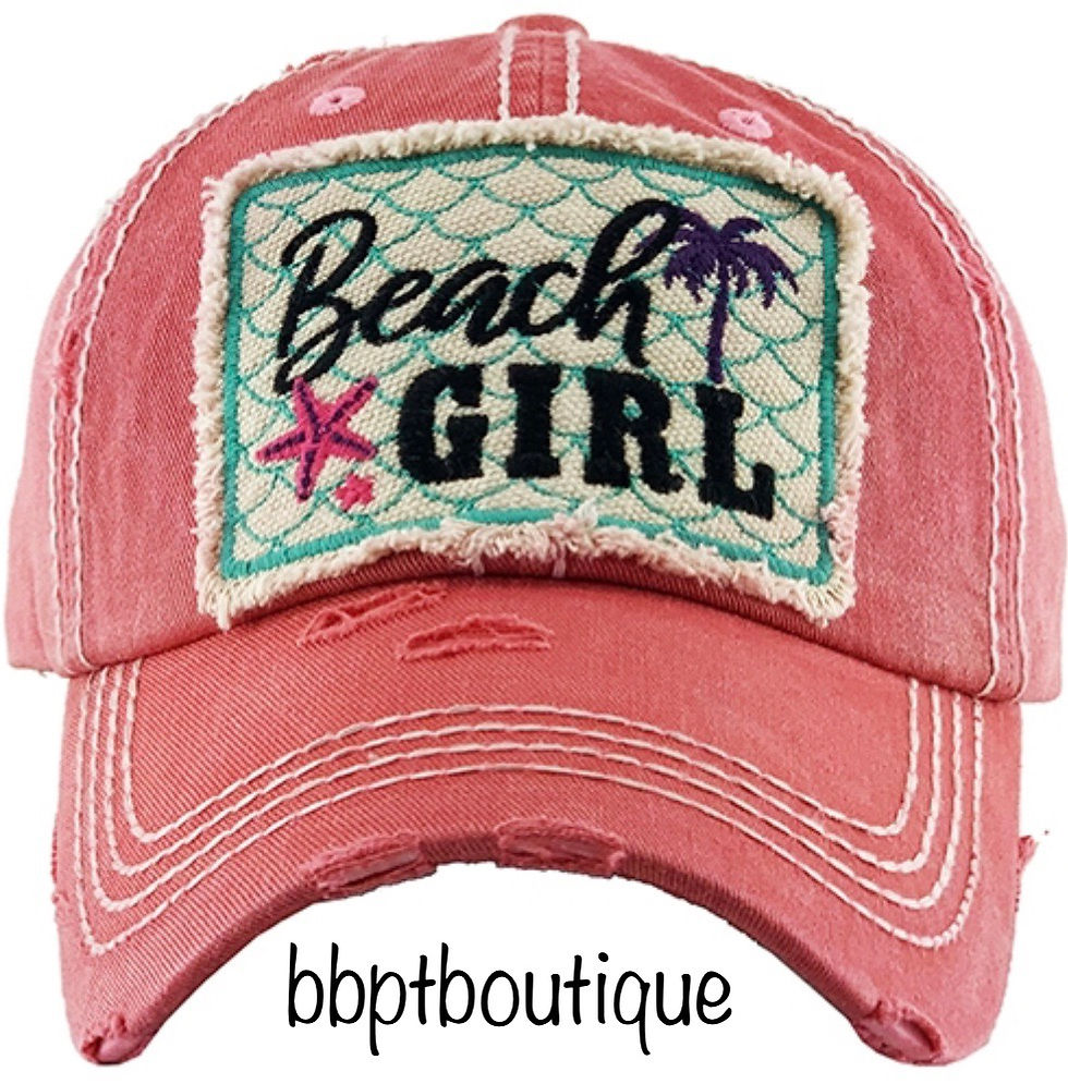 Thumbnail: Beach Girl Vintage Distressed Hat