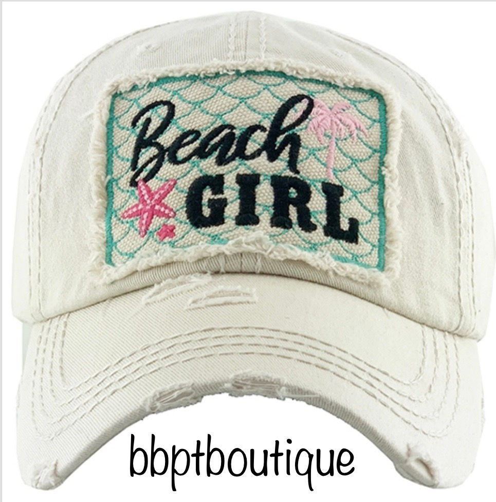 Thumbnail: Beach Girl Vintage Distressed Hat