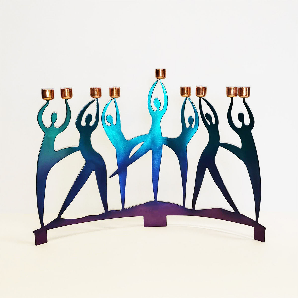 8" Blue Festival of Lights Menorah