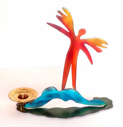 Blessing Angel Candlestick - 