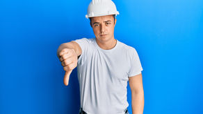 Thumbs down. Spot and say no to contractor red flags.