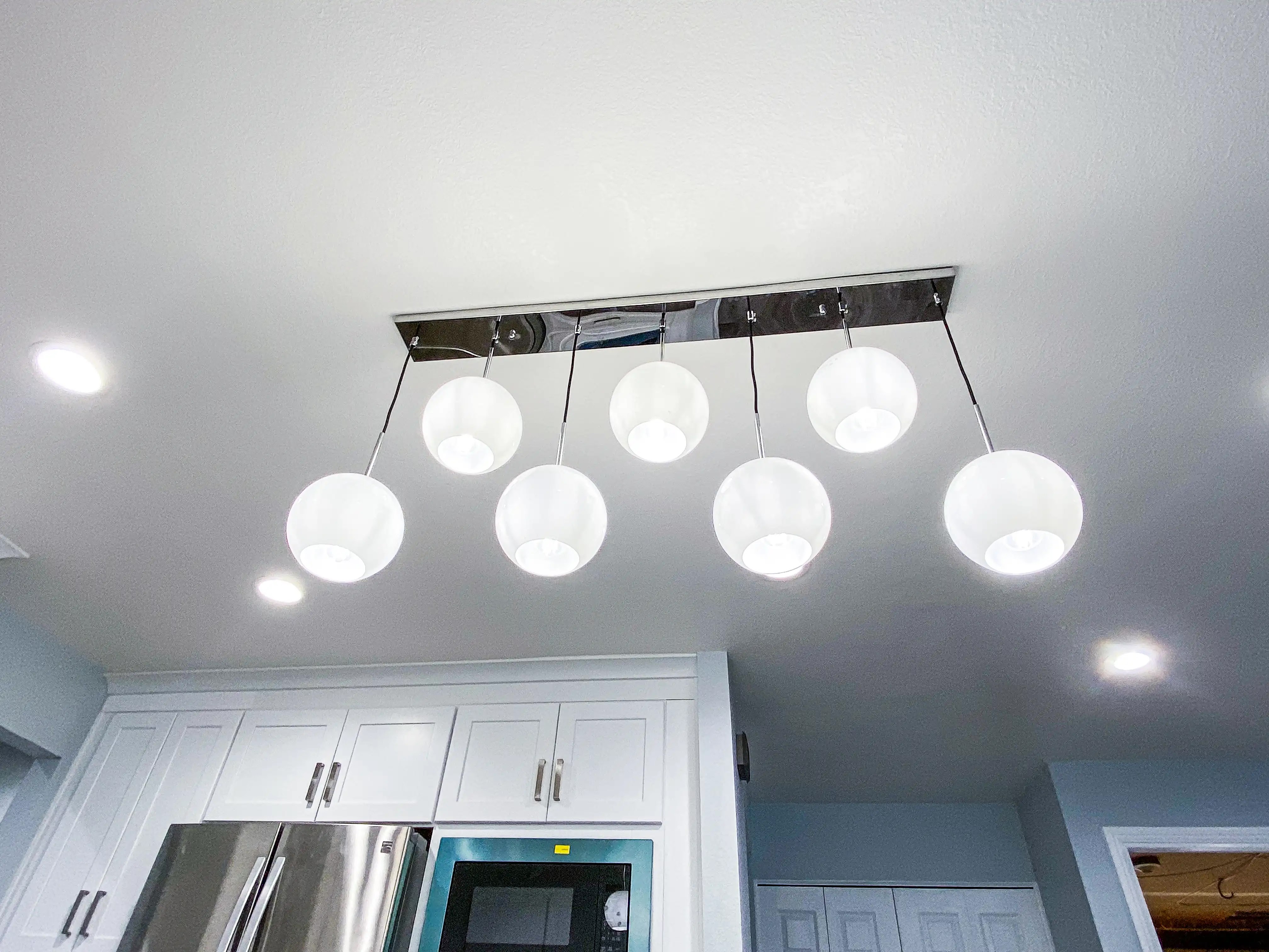 kitchen remodel san jose - pendant lighting