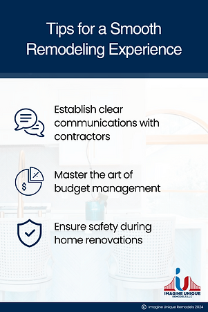 Tips for a smooth remodeling experience