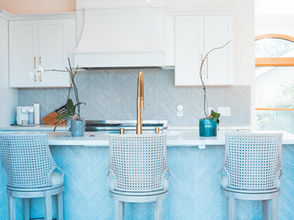 Modern Coastal-Inspired Kitchen, Santa Cruz, CA