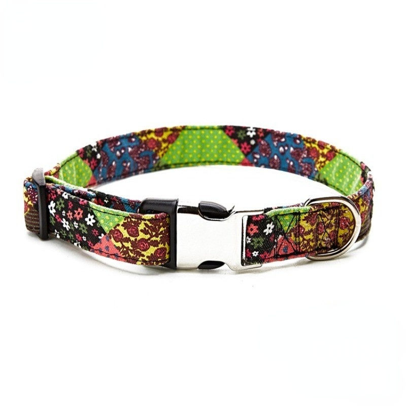 Thumbnail: Collar Adjustable Heavy Duty Nylon Collars for Dogs Tribal Design DCSB22013
