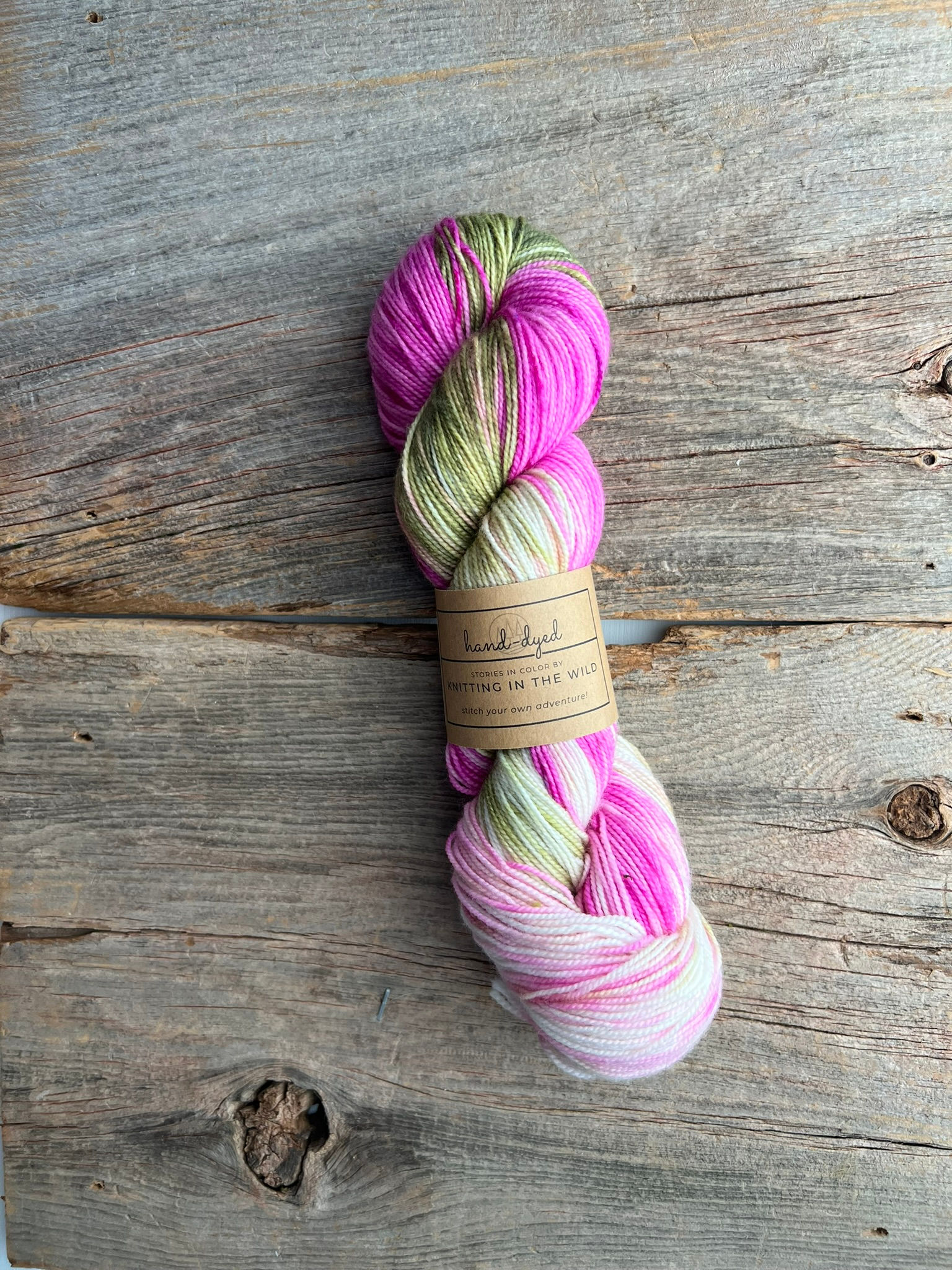 Hand Dyed Yarn - Fingering Weight - OOAK Melon