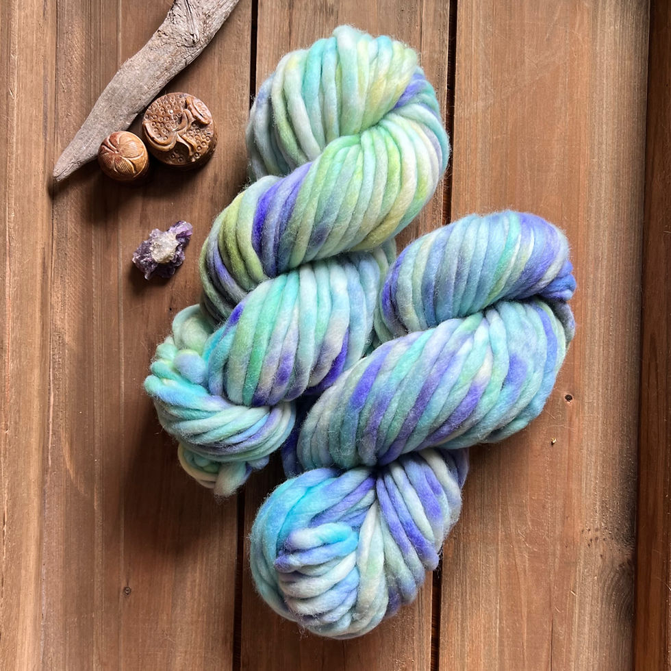 Thumbnail: Hand-dyed yarn - Super Bulky Merino Yarn
