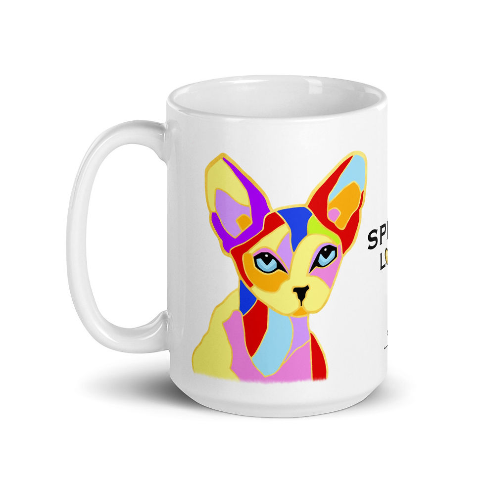 Thumbnail: SPHYNX Cat Lover Mug - White