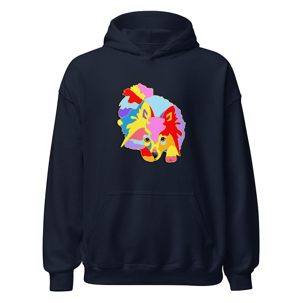 Thumbnail: POMERANIAN Unisex Hoodie 