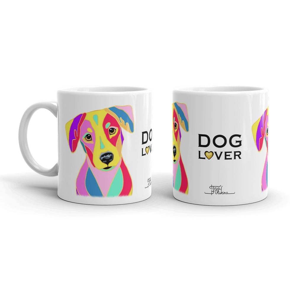 DOG LOVER Mug - White