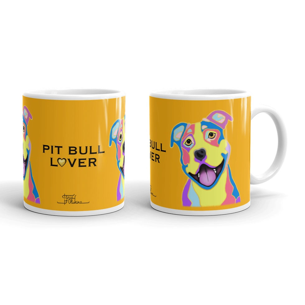 Thumbnail: PIT BULL Dog Pitbull Lover Mug - Orange