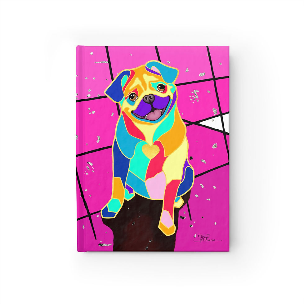 Thumbnail: PUG Hardcover Journal With Ruled Line