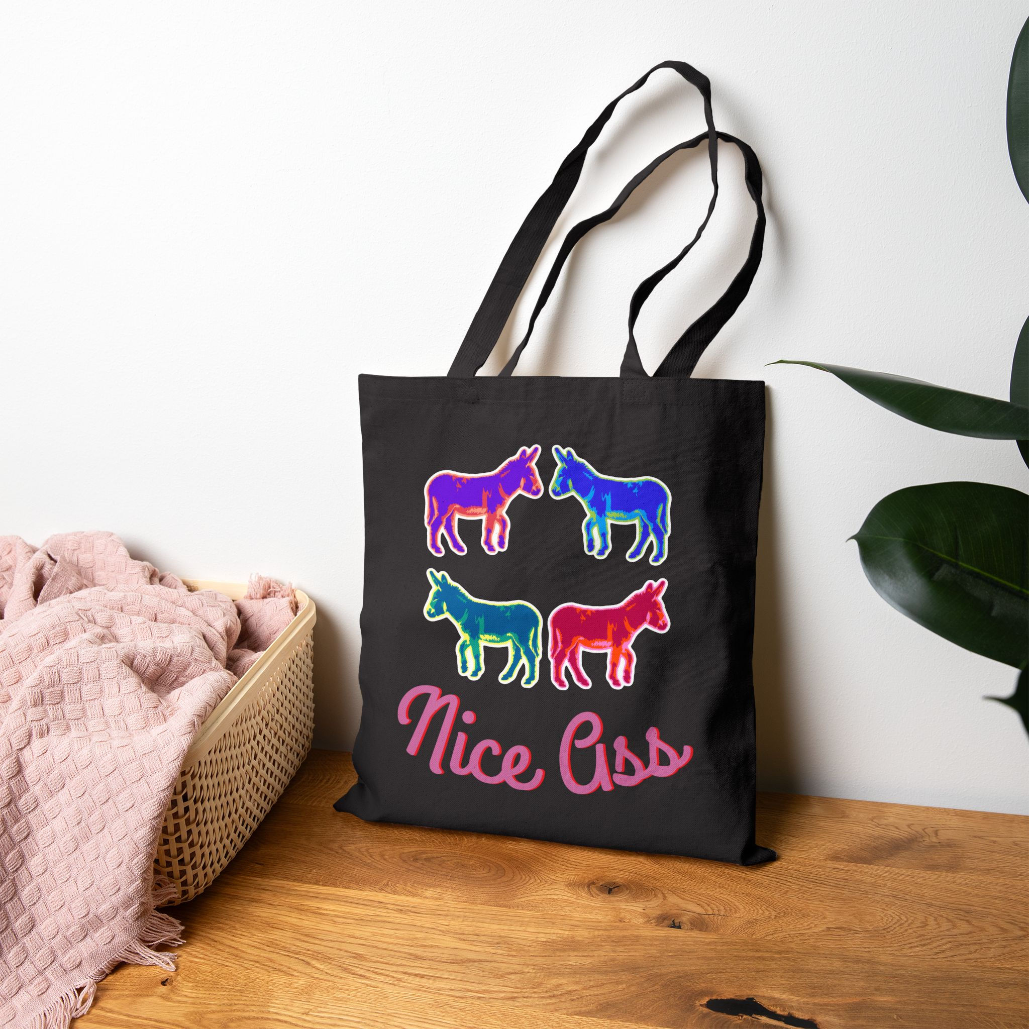Nice Ass Canvas Tote Bag