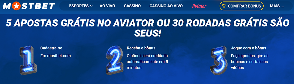 Mostbet 30 rodadas grátis em Slots