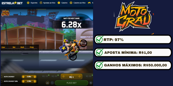 Moto Grau Estrela Bet