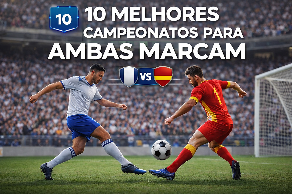10 melhores campeonatos para Ambas Marcam (BTTS) e como usar essa lista na prática
