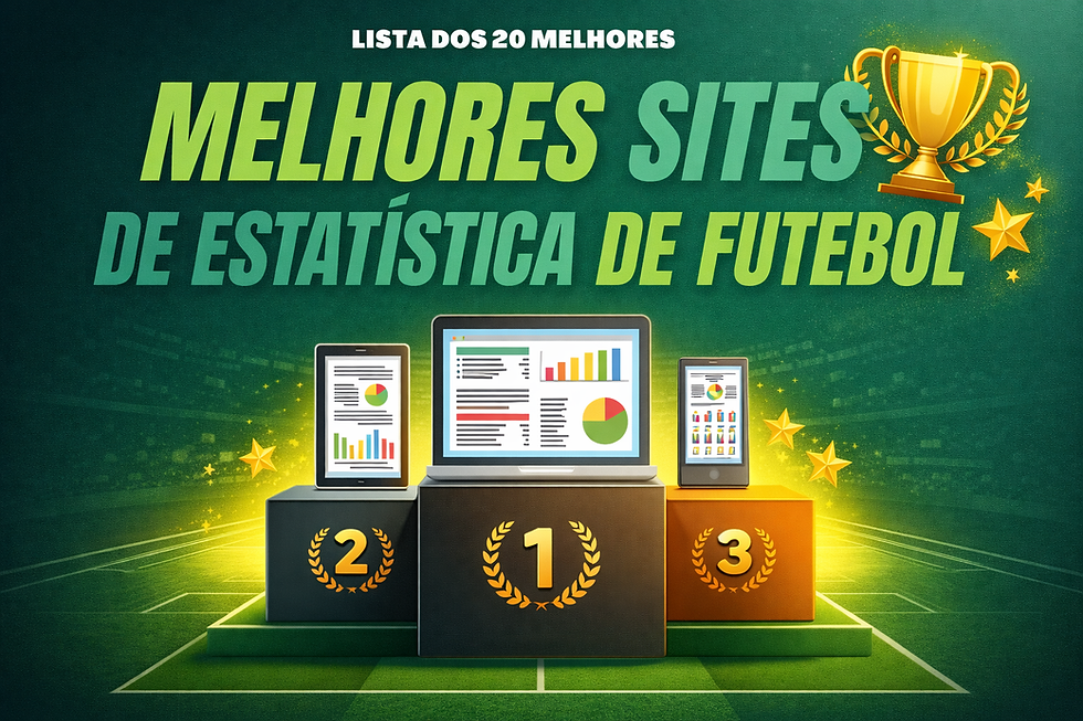 Melhores sites de estatísticas de futebol