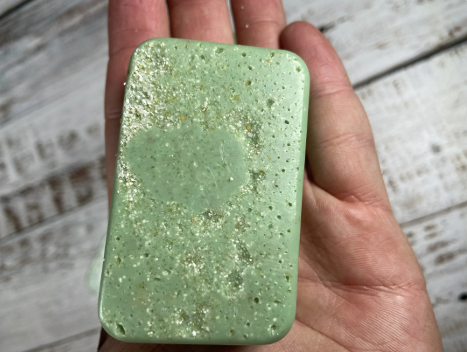 Thumbnail: Gritty Rosemary Lemon Bar Soap | 3oz Bar | Invigorating Scent