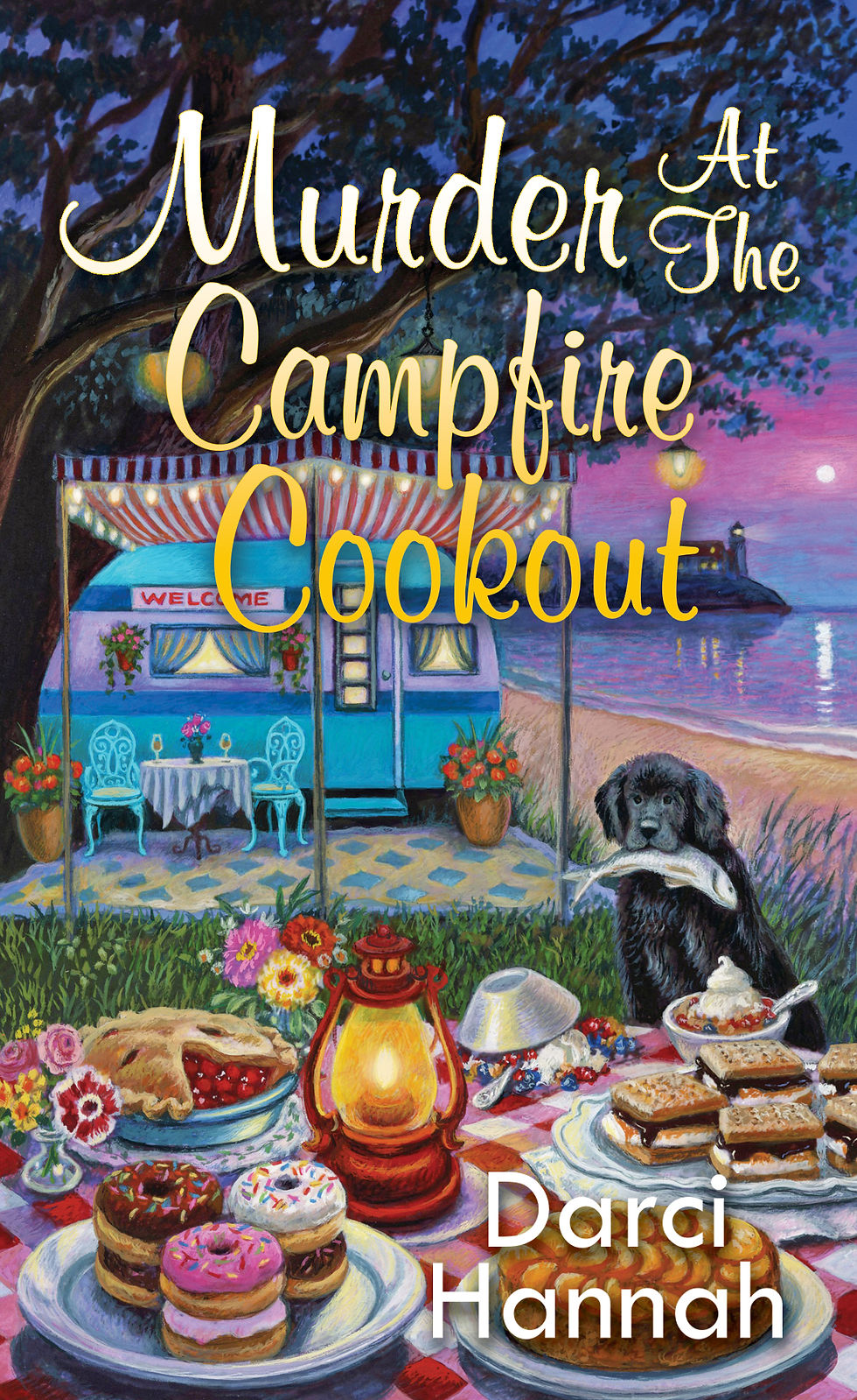 Murder at the Campfire Cookout book cover. Coming July 2026