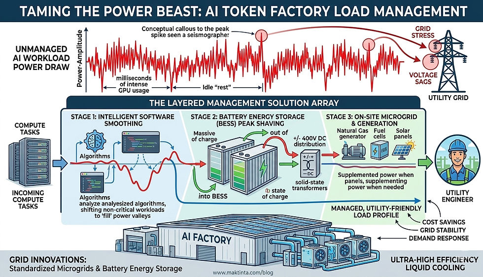 AI data center power management