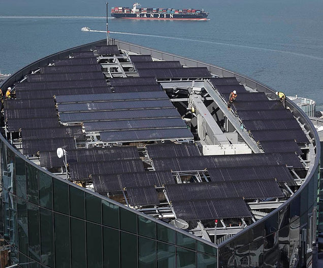 Solar Panels on SkyScraper