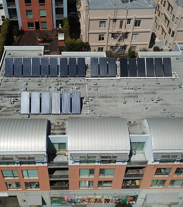Solar Panels om a Hotal in Santa Cruz