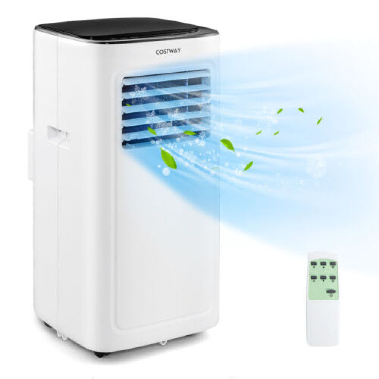 3-in-1 9000 BTU Air Conditioner with Dehumidifier and 24H Timer