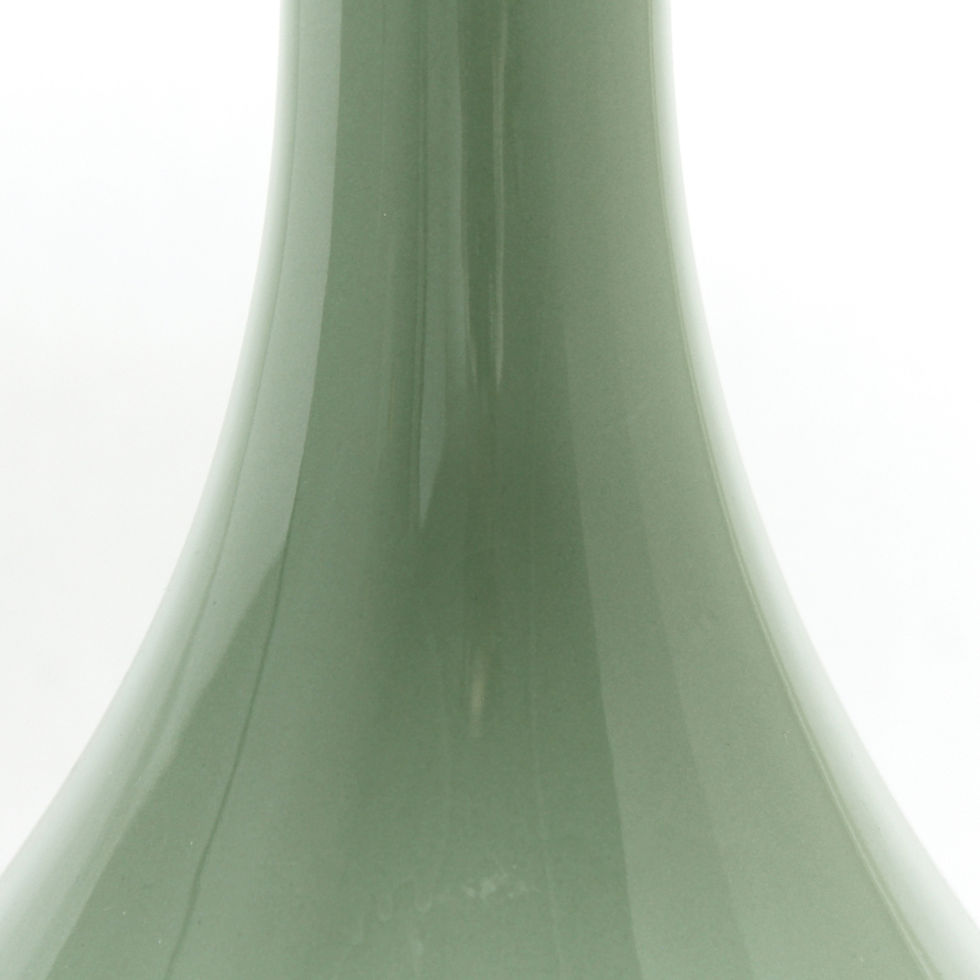 Thumbnail: Classix Ceramic Droplet Table Lamp with White Fabric Shade