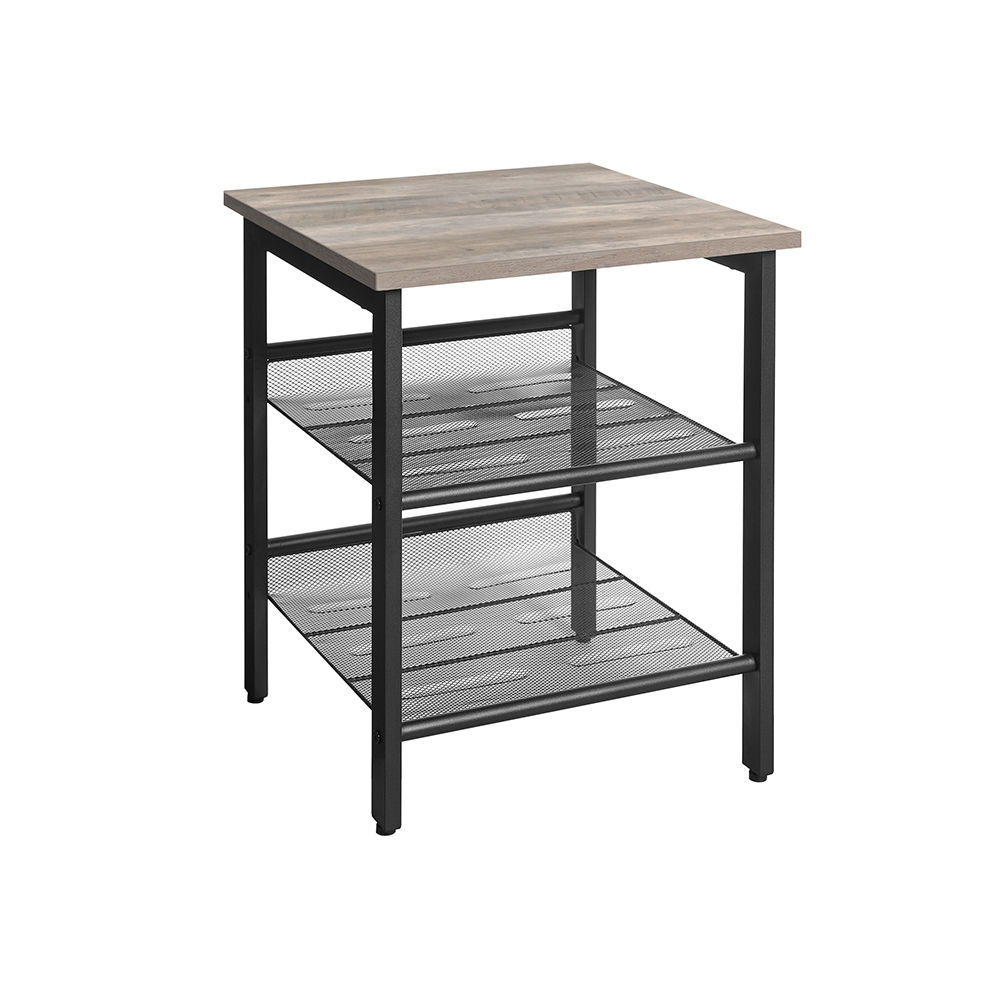 Adjustable Mesh Shelves Nightstand