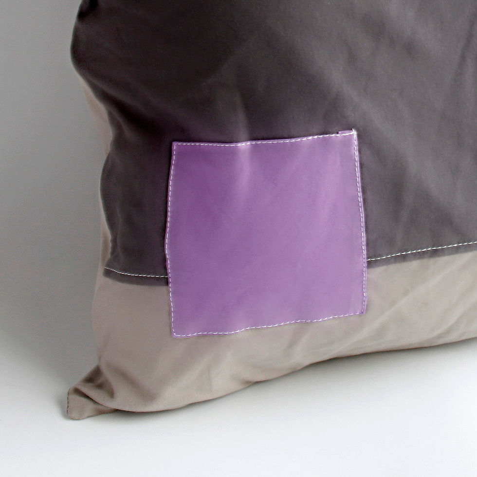 Thumbnail: Onitiva [Simple Fashion] Knitted Fabric Patch Pillow Cushion Floor Cushion