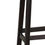 Thumbnail: 29 Inch Wooden Bar Stool with Upholstered Cushion Seat Set of 2, Gray and Black