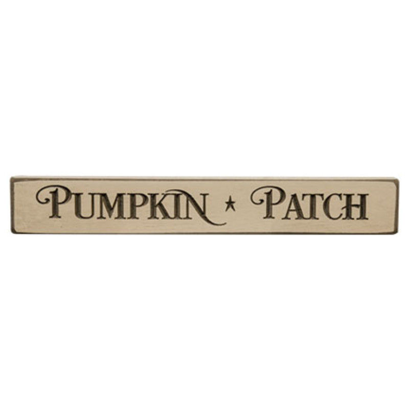 Pumpkin Patch Engraved Block 12"