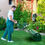 Thumbnail: 39 Inch Wide Push/Tow Lawn Roller-Green