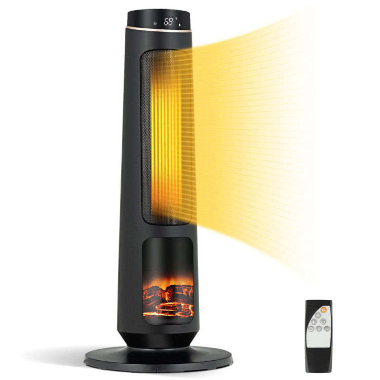 Thumbnail: 1500W PTC Fast Heating Space Heater for Indoor Use-Black