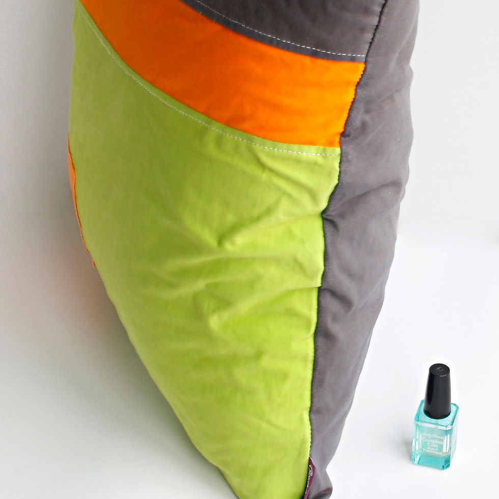 Thumbnail: Onitiva [Youth] Knitted Fabric Patch Work Pillow Cushion Floor Cushion