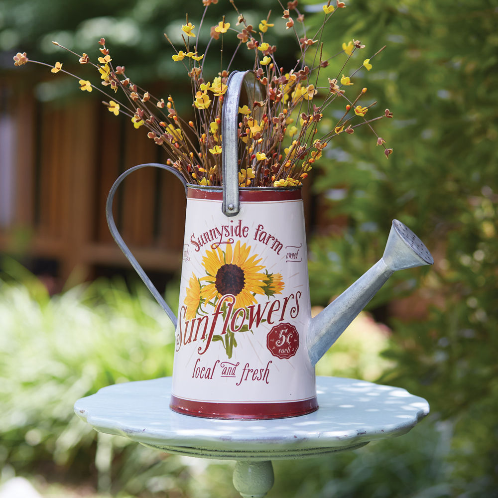 Sunnyside Farm Sunflowers Watering Can