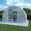 Thumbnail: Greenhouse Kit with Heavy Duty Steel Frame and White PE Cover