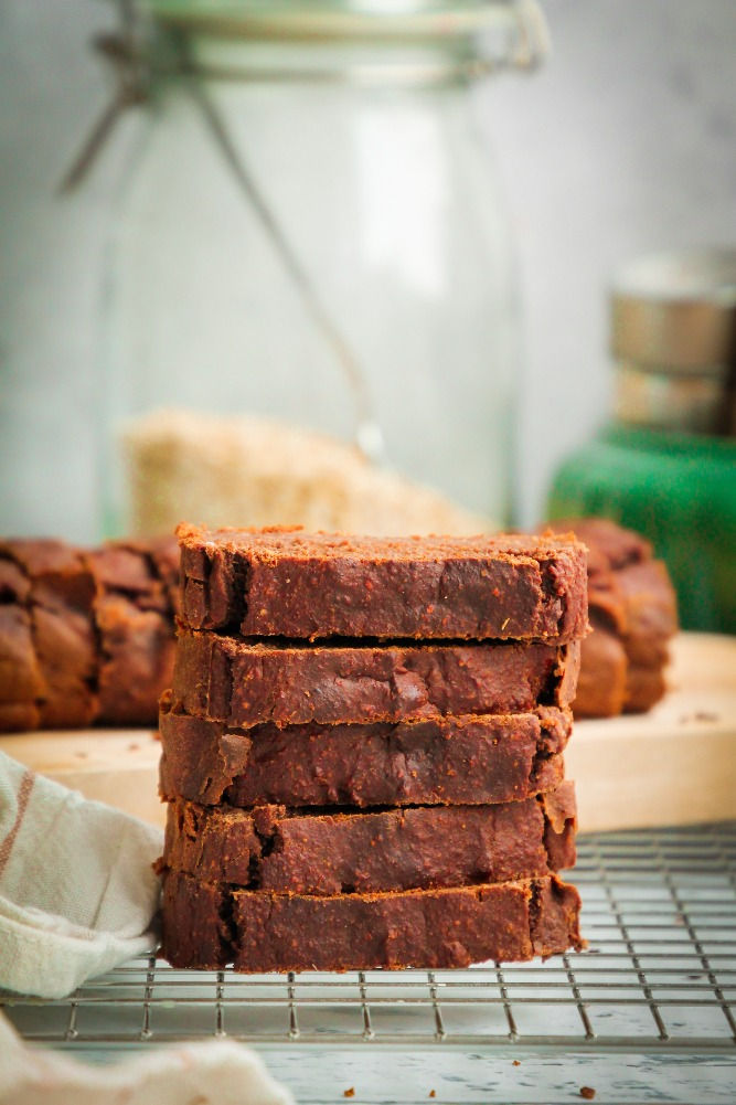 gezonde vegan chocoladecake