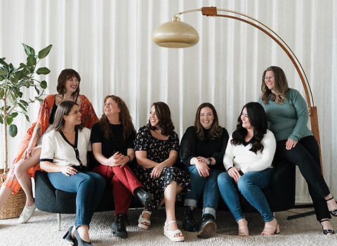 Portrait of the licensed therapists at Her Time Therapy, a women’s therapy practice founded by Meagan Clark