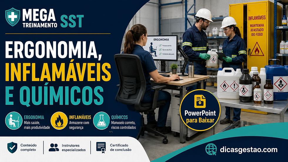 Controle de treinamentos por função com acompanhamento de pendências e vencimentos