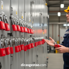 Caso prático LOTO com identificação de fonte de energia esquecida | dicasgestao.com