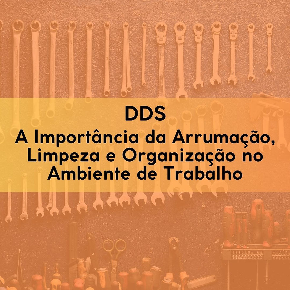 DDS 5S: Organização e Limpeza para Evitar Acidentes no Trabalho