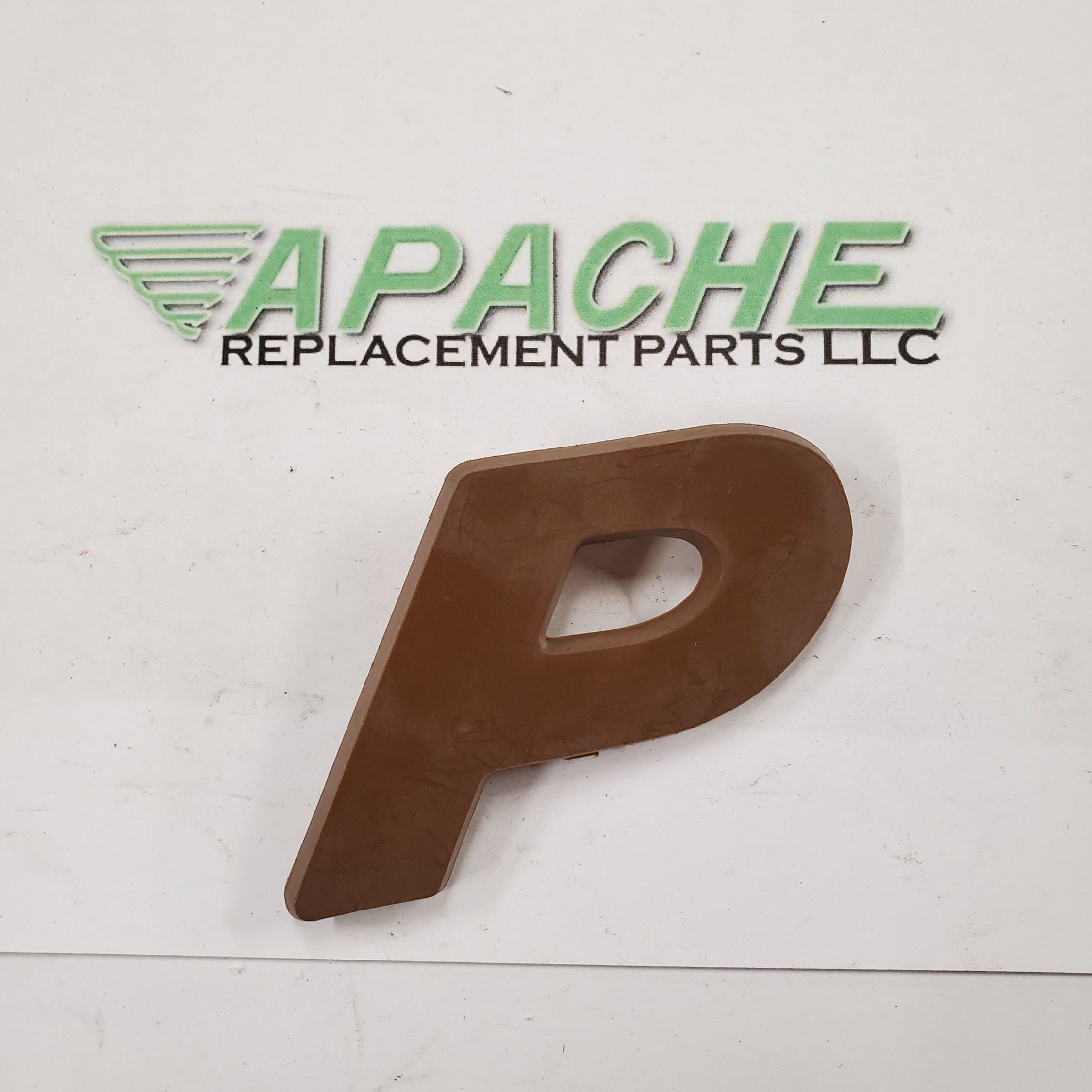 Brown Letter 'P'