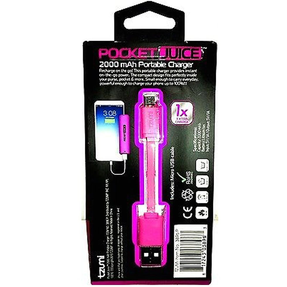 Thumbnail: POCKET JUICE PORTABLE CHARGER