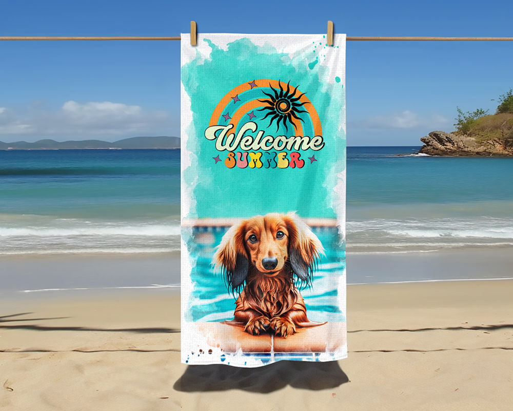 XXL Handtuch "Beach Retro" Langhaar 02