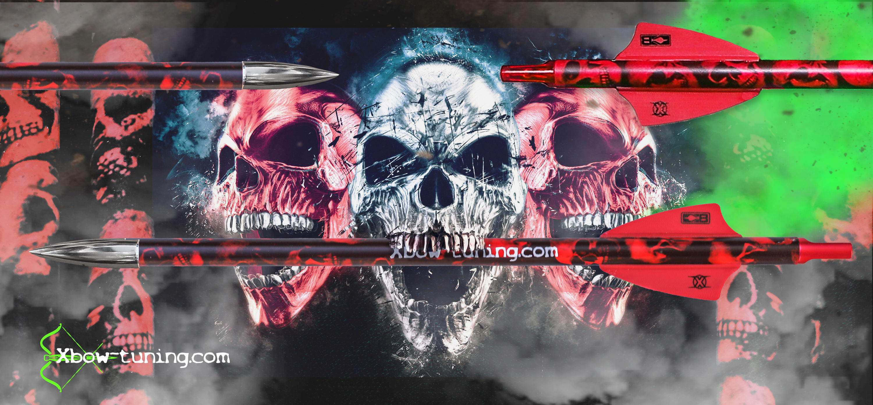 Xbow-TB Serie " Skull VA-Tophead " red PD5 135lbs