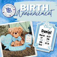 Birth Announcement Boy