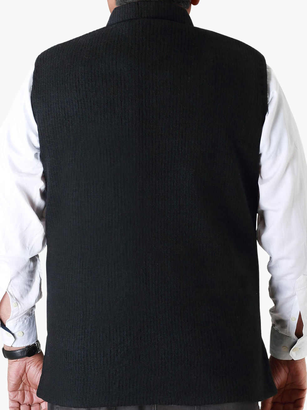Thumbnail: Pure Merino Wool Nehru Jacket