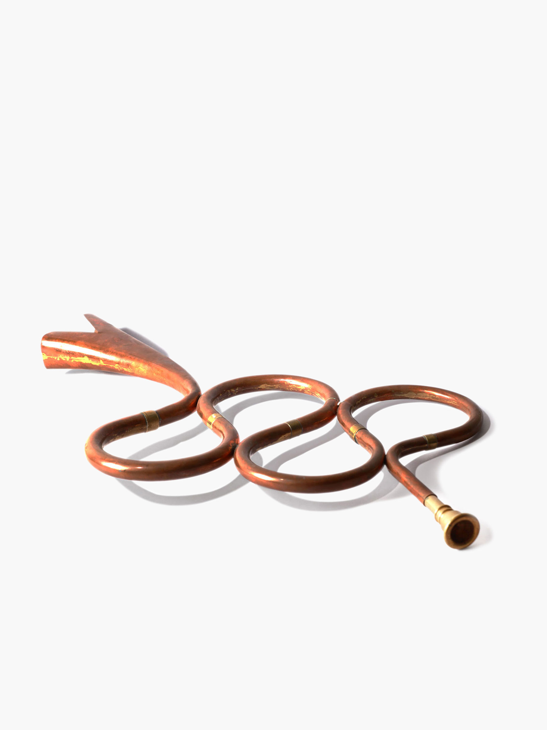 Handmade Naag Fani ( Serpentine Horn ) in Copper and Bronze